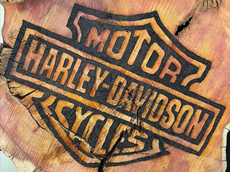 Reclaimed Harley Davidson&nbsp;Logo
